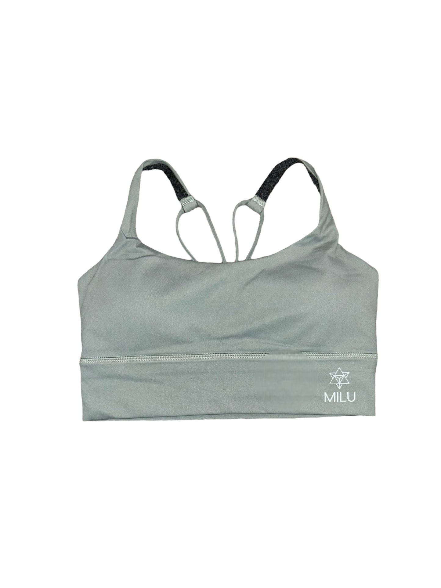Milu women’s sage green yoga bra